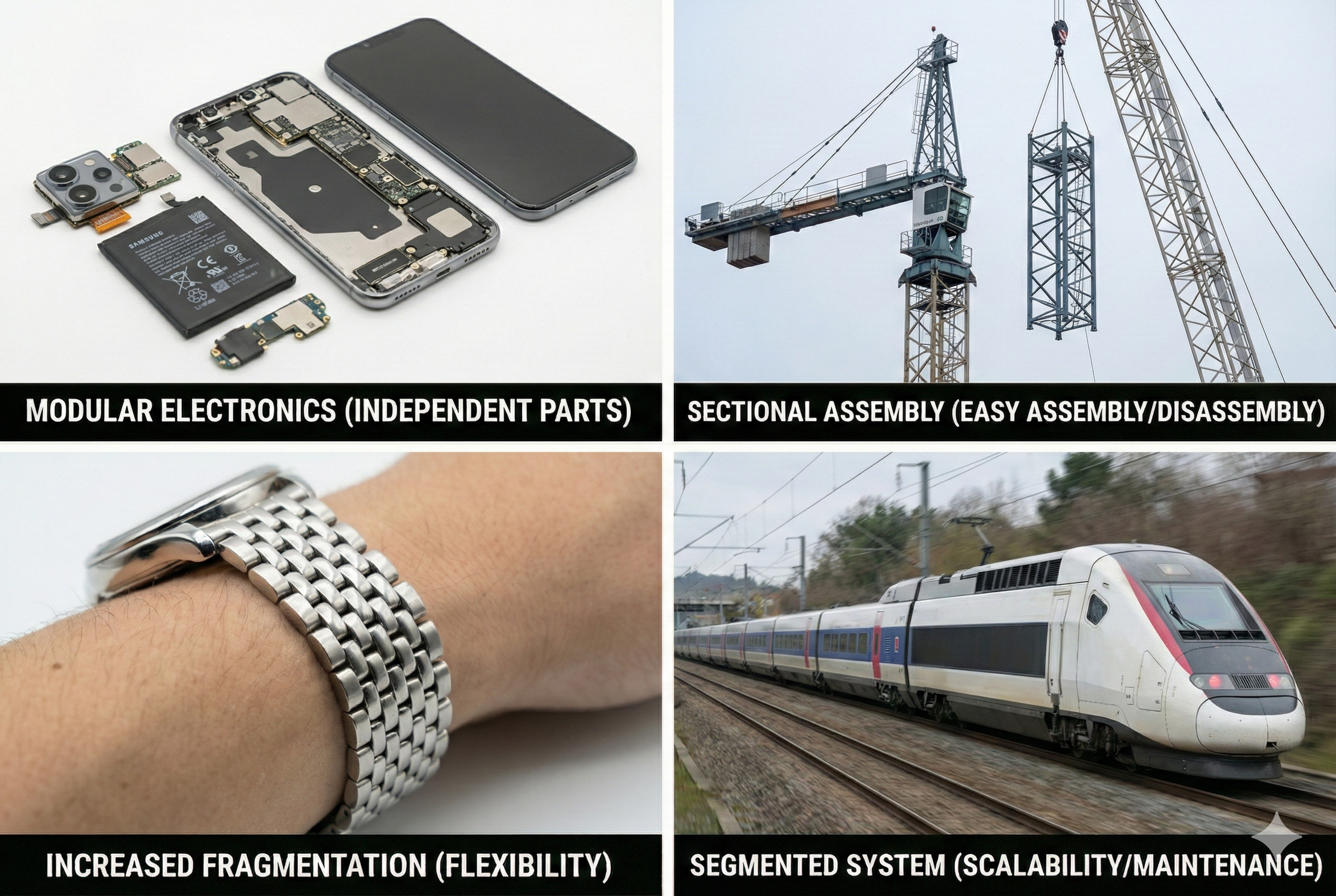 Modular smartphone components